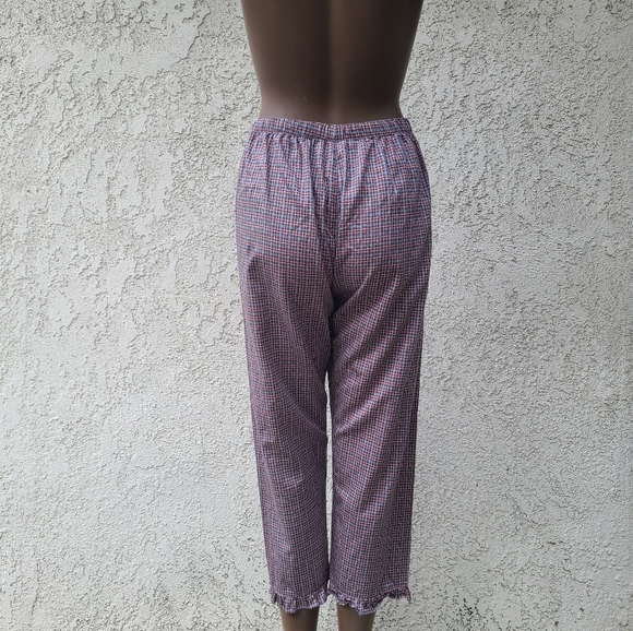 Checkered Pajama Pants and Top Set - Picture 7 of 8